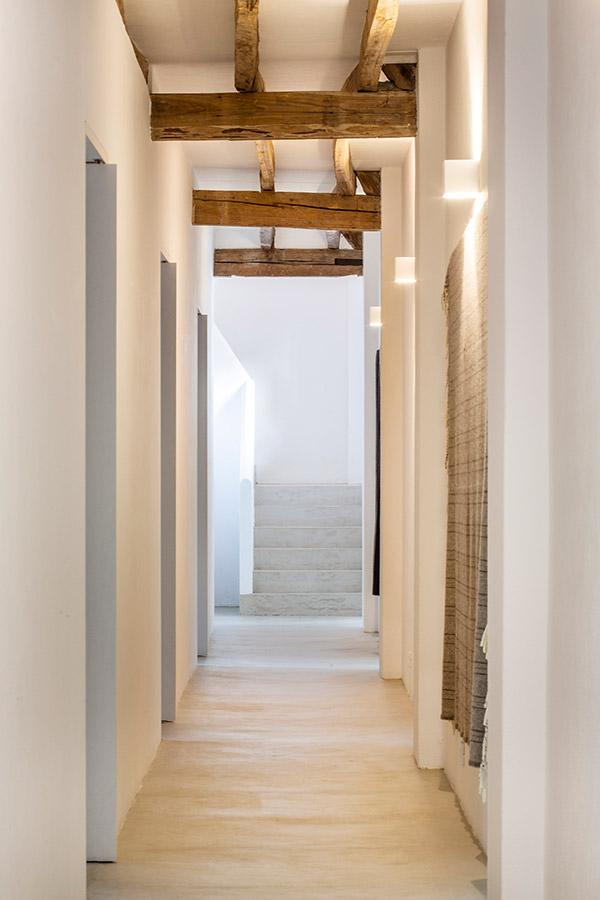 Interior corridor at the retreat venue