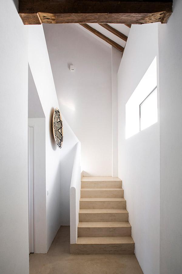 Staircase at the retreat venue