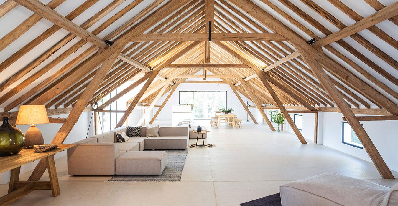 Lounge area at the retreat venue